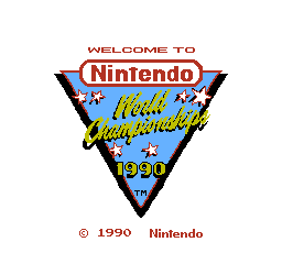 Nintendo World Championships 1990 (USA) Title Screen